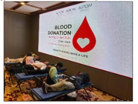 Aston Serang, Aston Cilegon dan Aston Anyer Adakan Donor Darah, Bukti Nyata Kepedulian Aston Hotels Terhadap Sesama