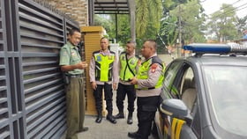 Polres Metro Jakpus Gencarkan Patroli Mobile & Sambang Wilayah Rumah Kosong Yang ditinggal Mudik Lebaran