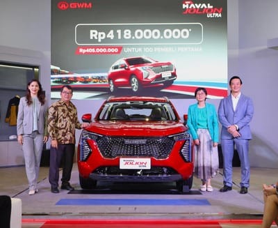 GWM Indonesia Luncurkan Varian Baru Haval Jolion Ultra HEV di IIMS 2025