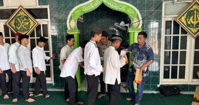 Direktorat Reserse Narkoba Polda Metro Jaya Gelar Santunan bagi Anak-anak Yatim Piatu Yayasan Al-Andalusia Pela, Mampang, Jakarta