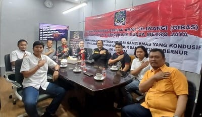 Jelang Pelantikan Gubernur DK Jakarta, DIT INTELKAM Polda Metro Jaya ajak Ormas Gibas jaga Kondusifitas