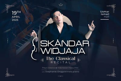 Iskandar Widjaja - The Classical Recital Plays Classics & Indonesian Favourites - Sabtu, 19 April 2025 di Usmar Ismail Hall Jakarta
