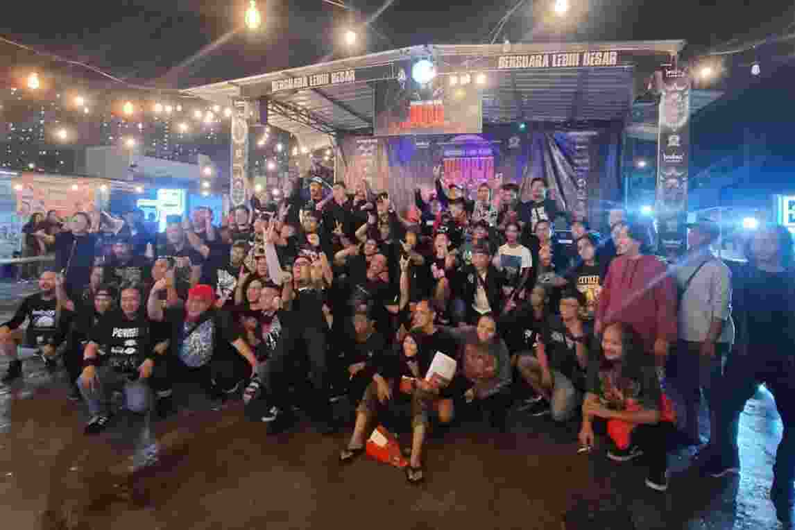 Jakarta Metalhead #3 tetap Gila-Gilaan di Tengah Hujan