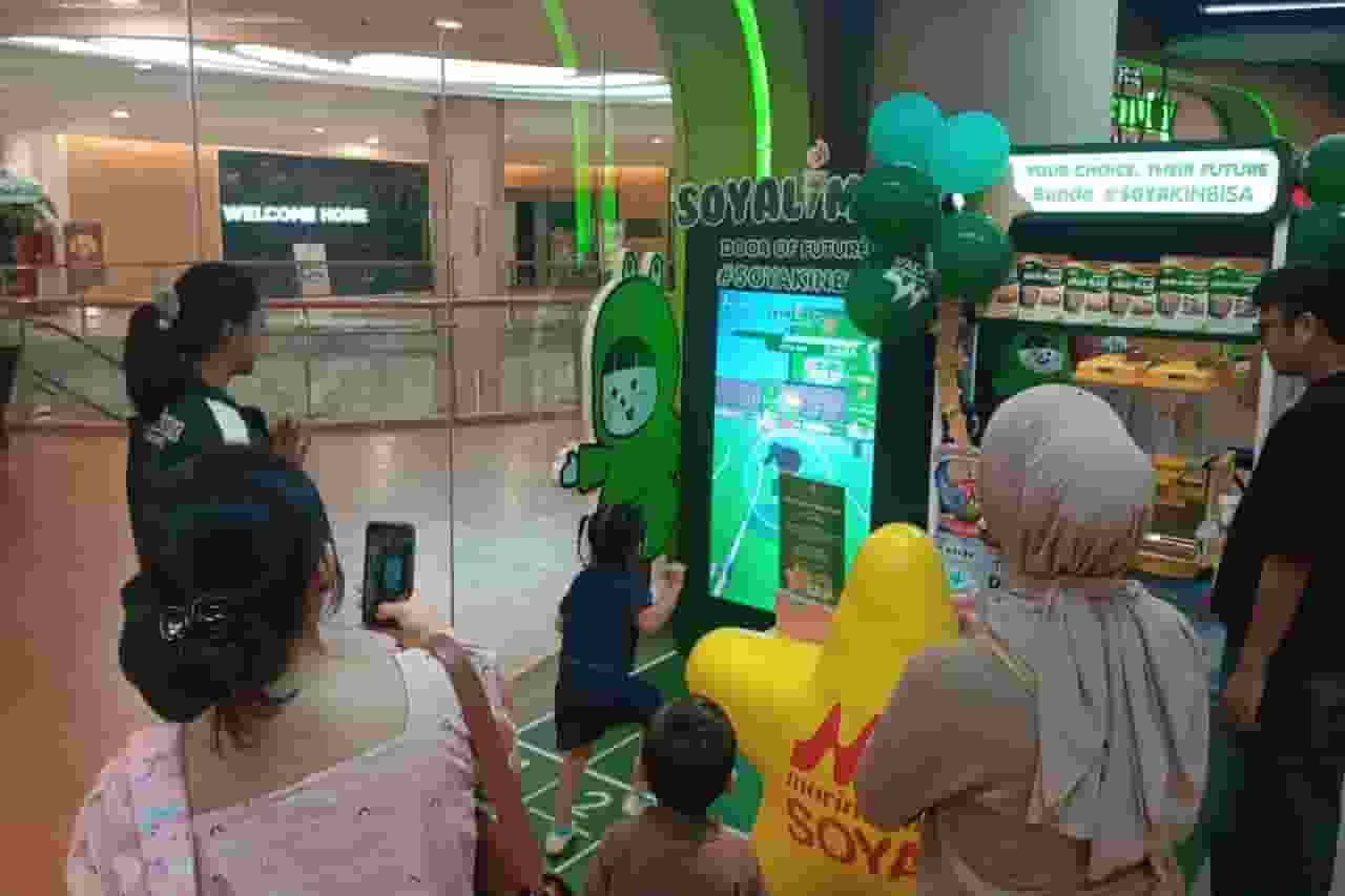 Anak Sensitif Susu Sapi Bisa Berprestasi: Morinaga Soya Gelar Instalasi Lari Interaktif Menuju Soyalympic The Final Game 2025