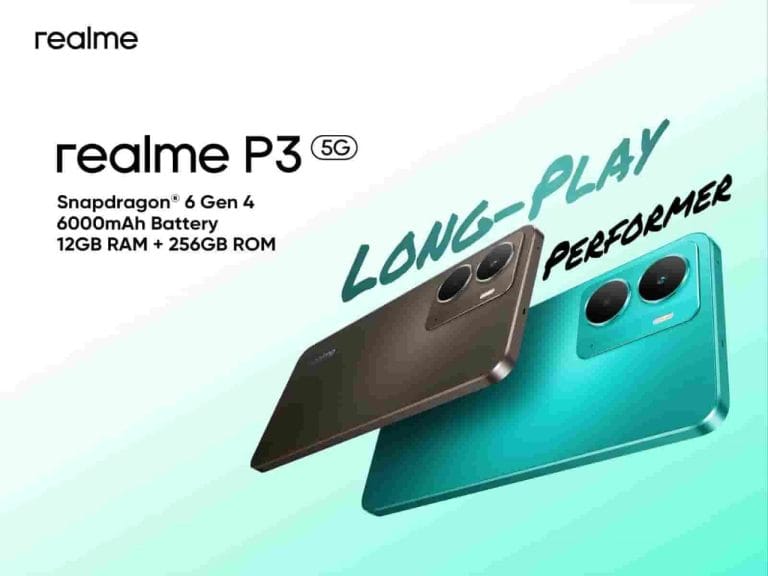 realme P3 5G “Long-Play Performer” Hadir Eksklusif Secara Online, Snapdragon® 6 Gen 4, Baterai 6000mAh, RAM 12GB & Penyimpanan 256GB