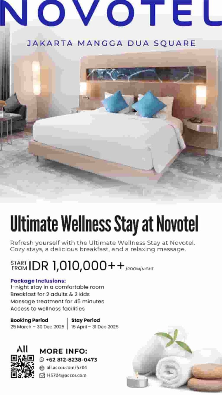 More Than Just a Stay: Novotel Jakarta Mangga Dua Square Unveils Three Signature Staycation Experiences