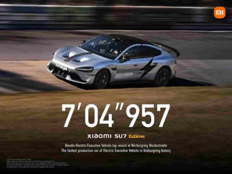 Xiaomi SU7 Ultra Tempuh Nürburgring dalam 7:04.957, Pecahkan Rekor di Kelas Mobil Listrik Eksekutif
