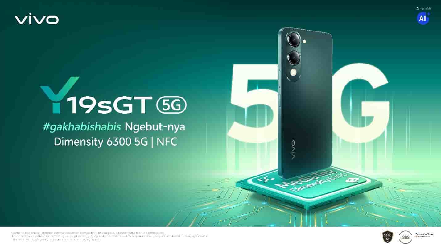 vivo Y19sGT 5G Resmi Hadir, Performa Ngebut Bawa Koneksi 5G Pertama di Kelas Entry Level