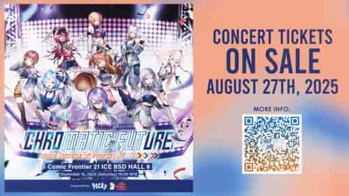 Pertama Kalinya 9 Member Hololive Indonesia akan Tampil di Hololive Indonesia 5th Anniversary LIVEChromatic Future