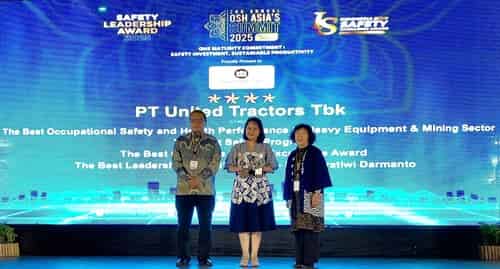 United Tractors Dianugerahi Penghargaan OSH Asia’s Summit 2025