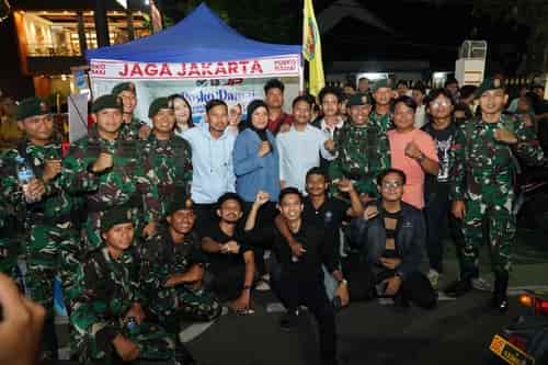 Patroli TNI AD Terus Berjalan, Komitmen Jaga Kondusifitas Bagi Warga Ibu Kota