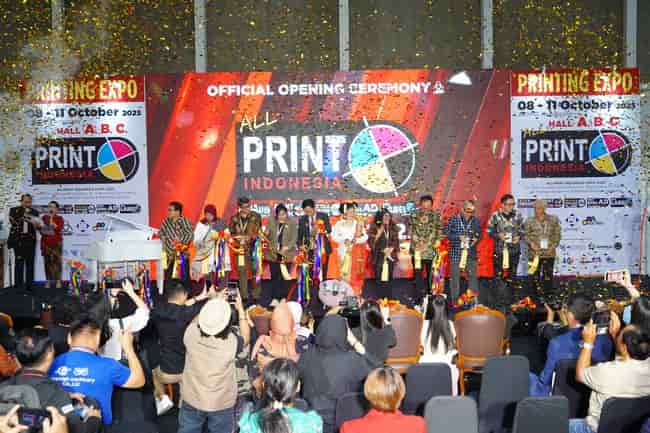 500 Perusahaan dari Industri Kemasan & Percetakan Hadir di Pembukaan ALLPrint Indonesia 2025