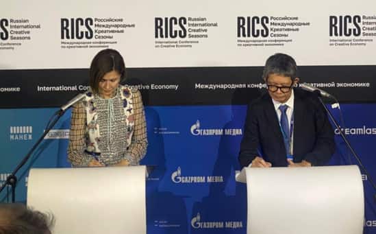 KE JKT Teken MoU Pengembangan Ekonomi Kreatif dengan Agency for Strategic Initiatives Rusia