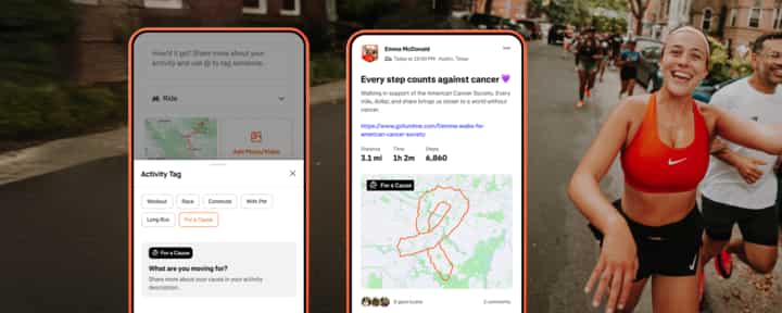 Strava Luncurkan Tag Aktivitas Baru untuk Dukung Atlet Berolahraga sambil Berbagi Melalui Fitur "For a Cause"