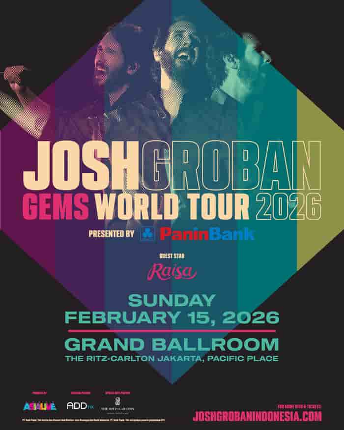 Josh Groban Umumkan Gems World Tour yang Dipersembahkan oleh Panin Bank