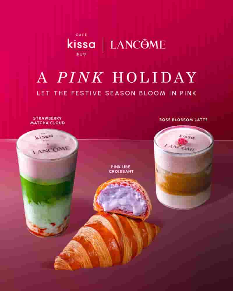 Café Kissa x Lancôme: A Pink Holiday