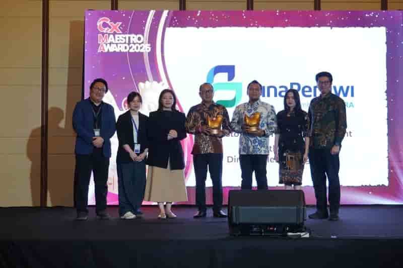 Wujudkan Inovasi Berfokus Pada Pelanggan, Bina Pertiwi Raih CX Maestro Award 2025