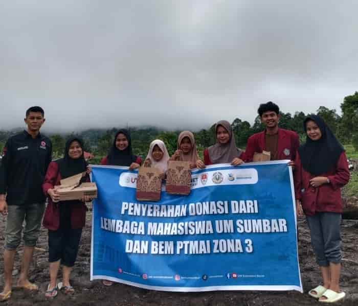 BEM PTMA Zona III Gandeng BEM UM Sumatera Barat Gelar Gerakan Open Donasi untuk Korban Banjir Sumatera Barat