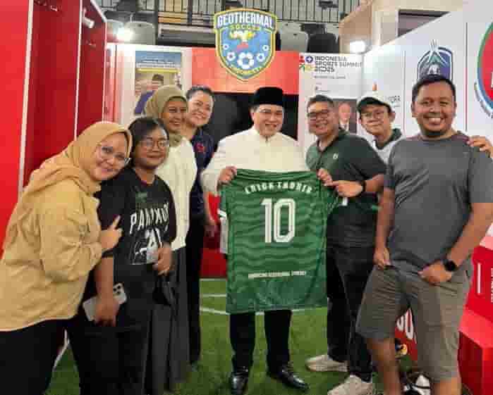 Erick Thohir siap untuk Berkolaborasi dengan Geothermal Soccer Indonesia (GSI) dalam Mengembangkan Bibit Pemain Sepakbola Indonesia!