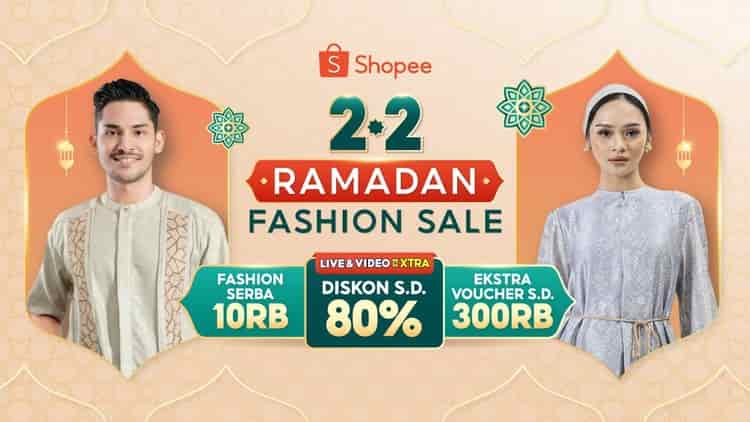 Sambut Ramadan, Shopee Hadirkan Kampanye 2.2 Ramadan Fashion Sale dengan Ragam Koleksi Fesyen Muslim Terkini