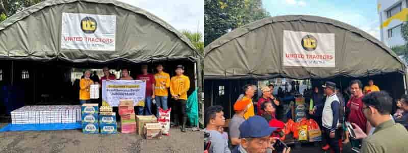 Hadir Bersama Masyarakat, United Tractors Respon Cepat Banjir Jabodetabek