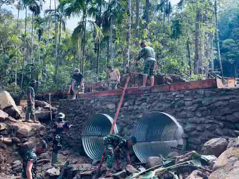 Akses Warga Pulih, Jembatan Aramco di Desa Masundung Siap Digunakan