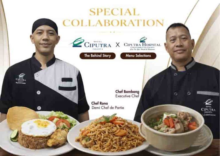 Kolaborasi dengan Ciputra Hospital, Executive Chef Hotel Ciputra Jakarta Hadirkan Kreasi Menu Lokal Hingga Internasional untuk Pasien