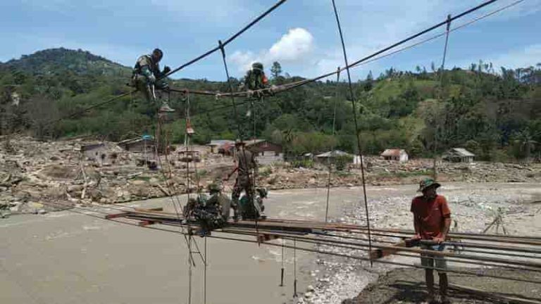 Progres Signifikan, Jembatan Gantung 120 Meter di Burlah Segera Sambungkan Empat Desa