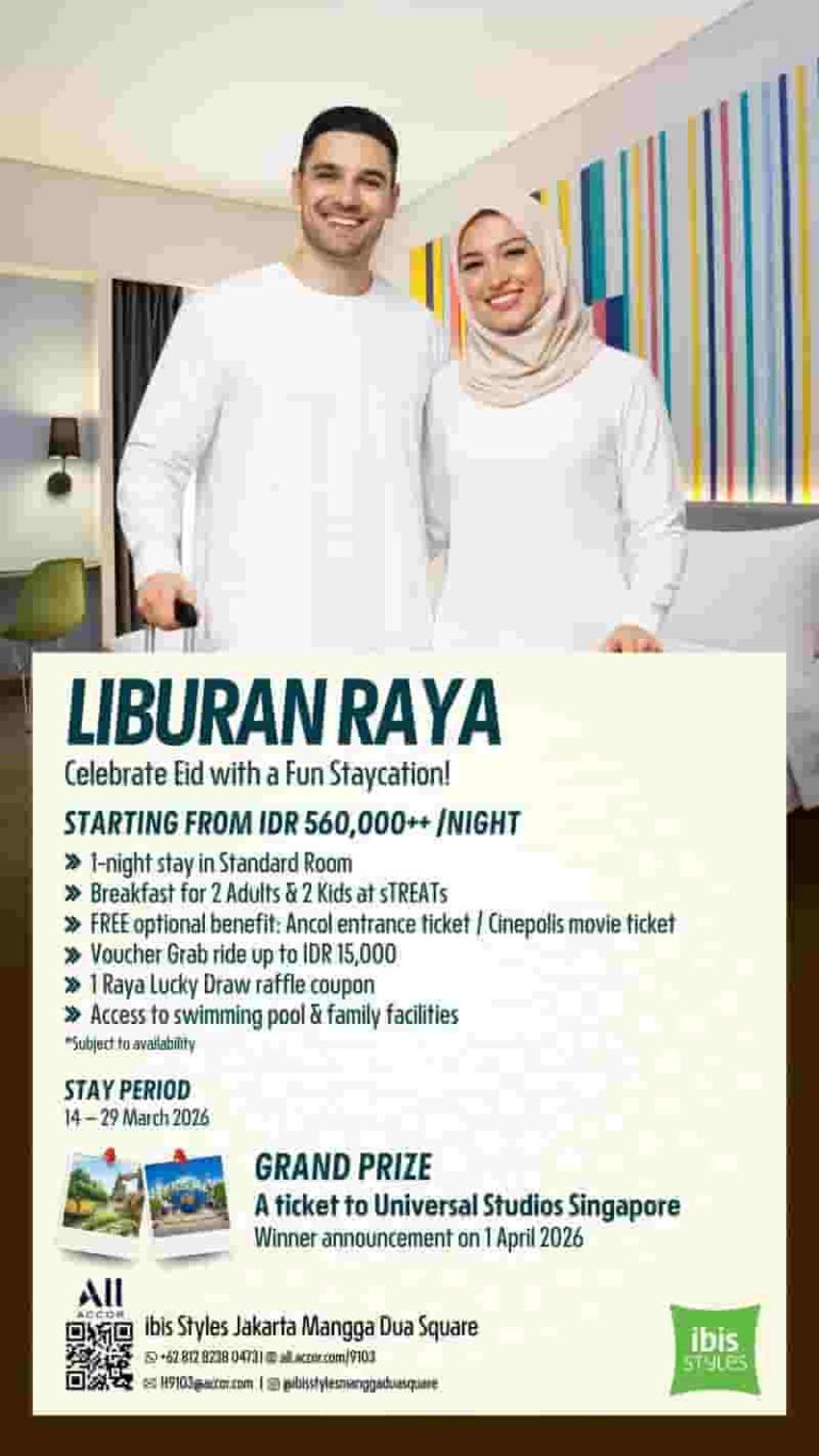 A Joyful Eid Staycation with Exciting Rewards at ibis Styles Jakarta Mangga Dua Square