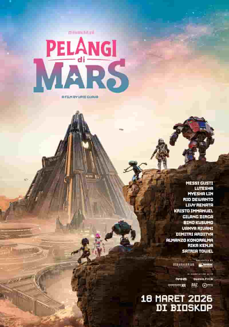 Jelang Tayang Lebaran 2026, Pelangi di Mars Rilis Poster Nerotek: Gambarkan Misi yang Dipimpin Anak Bangsa di Planet Merah
