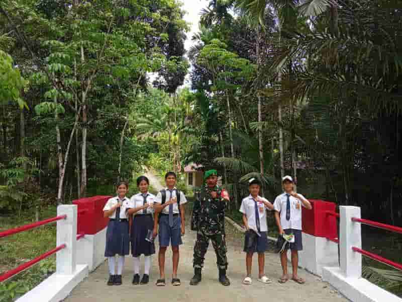 Jembatan Armco Sungai Malowu Rampung Dibangun, Akses Warga Nias Utara Kian Lancar
