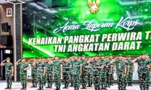 28 Perwira Tinggi TNI AD Naik Pangkat, KSAD Ingatkan: Amanah Negara di Pundak Perwira