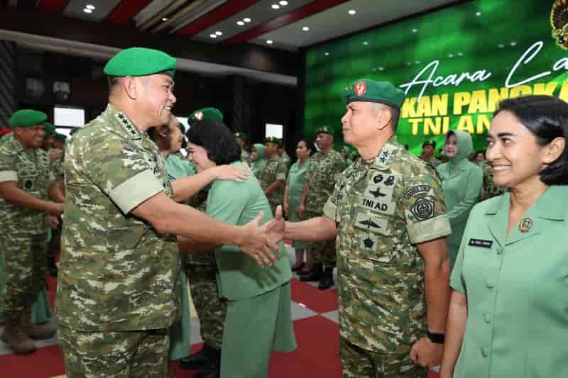 47 Pati TNI AD Naik Pangkat, Kasad Tekankan Kepemimpinan dan Adaptasi