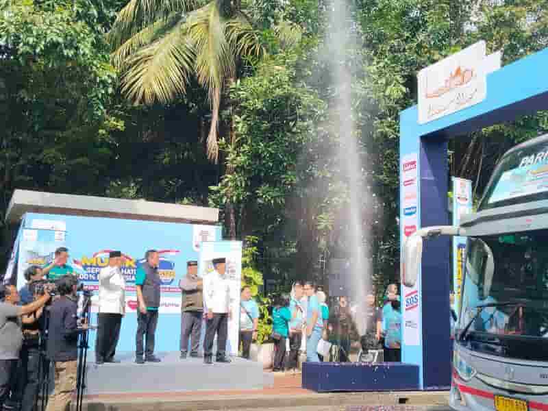 72 Tahun Terus Berkomitmen untuk Indonesia, Tempo Scan Berangkatkan 3.000 Pemudik Lewat Program Mudik Gratis