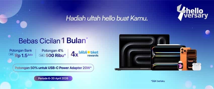 Rayakan HUT ke-4, hello Store Hadirkan Promo Spesial dan Ajak Komunitas Lari 5K Fun Run Gratis di Tiga Kota