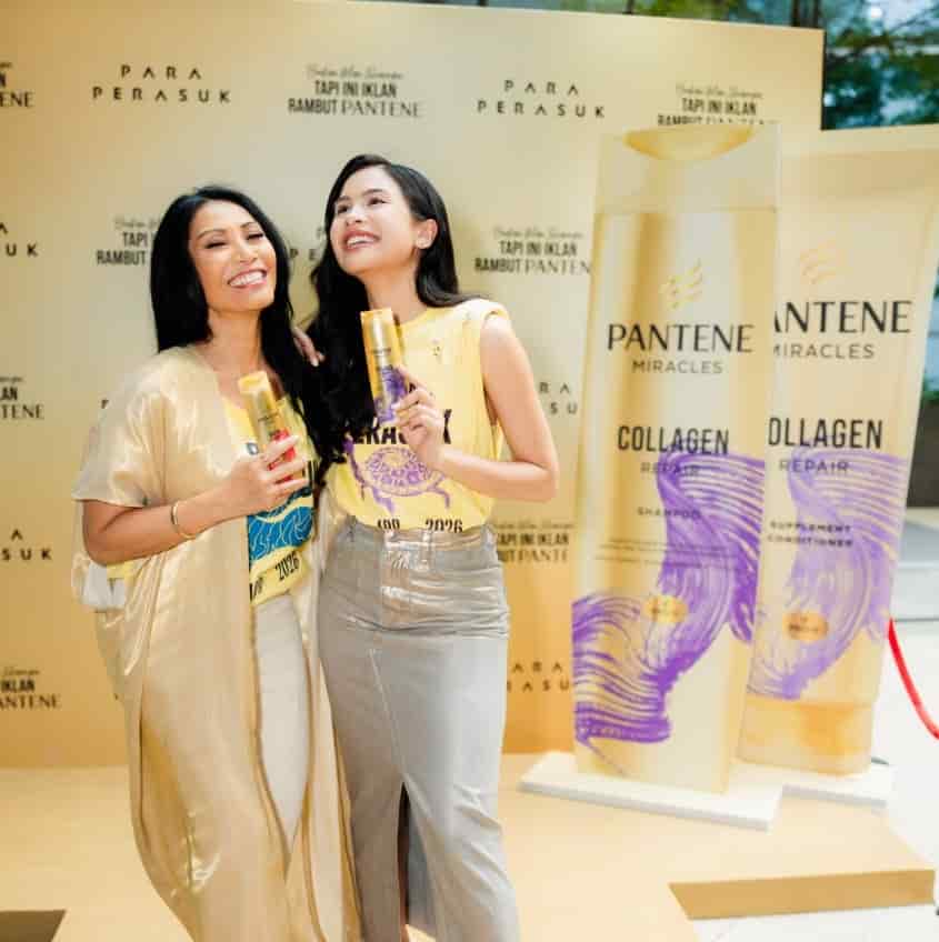 Duta Rambut Pantene Anggun & Maudy Ayunda Ungkap Rahasia Tetap  #FeelTheMiracle di antara promosi Film Para Perasuk