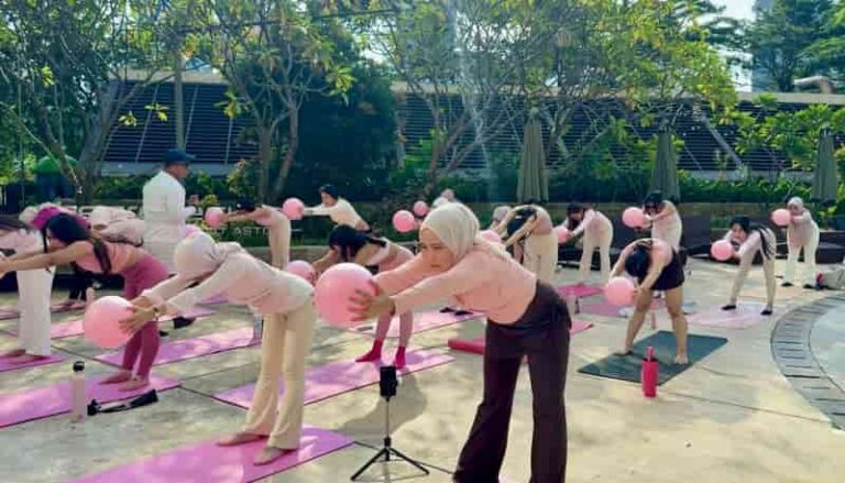 Nikmati Berolahraga & Relaksasi bersama Pinklates di The Grove Suites by Grand Aston