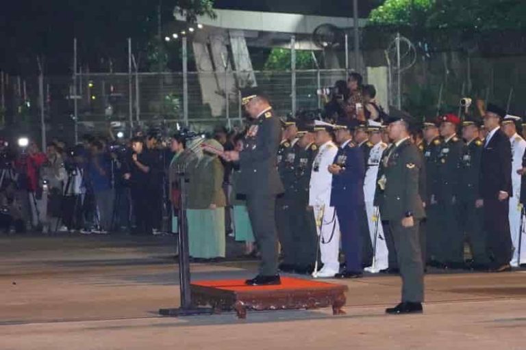 Kasad Pimpin Pelepasan Tiga Jenazah Prajurit TNI Satgas UNIFIL