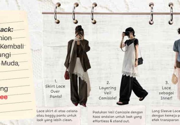 Lace Is Back: Tren Fashion Berenda Kembali Digandrungi Generasi Muda, Berikut Tips Styling-nya di Shopee