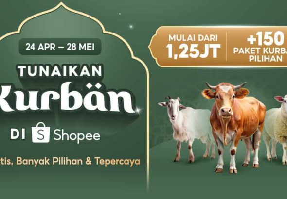Tunaikan Kurban di Shopee: Hadirkan Pengalaman Berkurban yang Praktis, Banyak Pilihan & Tepercaya