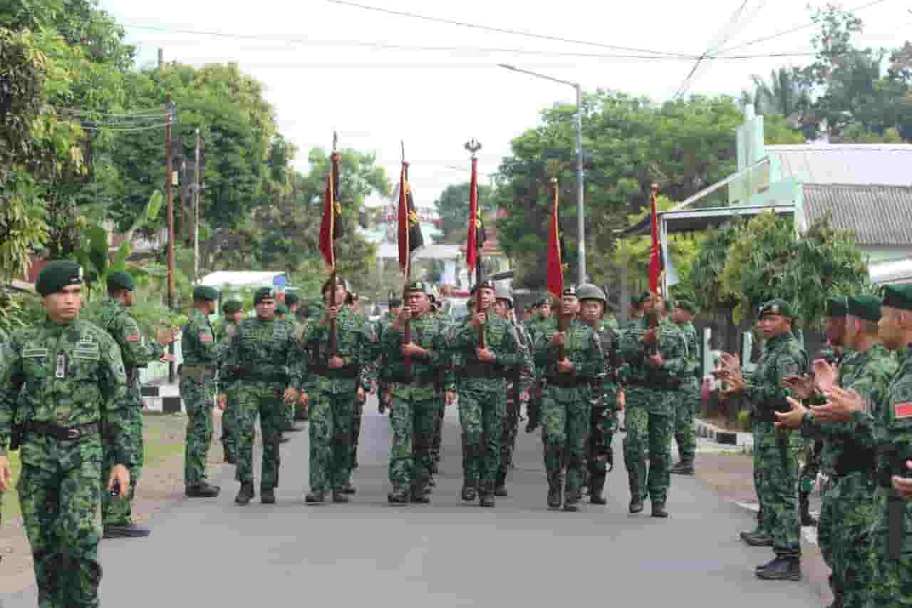 Acara Tradisi Penyambutan Warga Baru Yonif 515 UTY/9/2 Kostrad