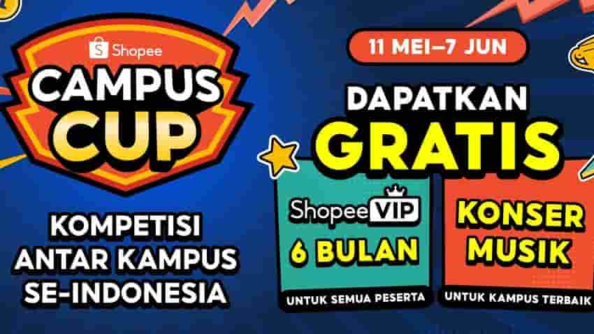 Ini Waktunya Ikuti Shopee Campus Cup: Jadikan Kampus Kamu yang Terbaik & Menangkan Konser Musik Gratis!