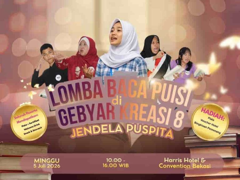 Ayo Ikuti Lomba Baca Puisi Gebyar Kreasi Jendela Puspita!