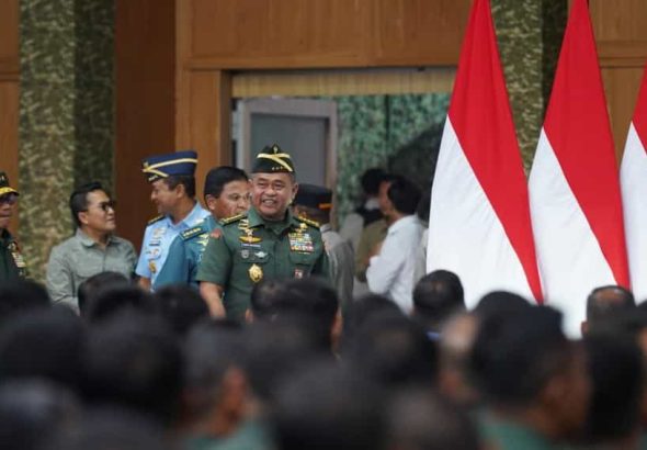 Kasad Hadiri Taklimat Presiden RI kepada 1.095 Pasis TNI-Polri di Seskoad