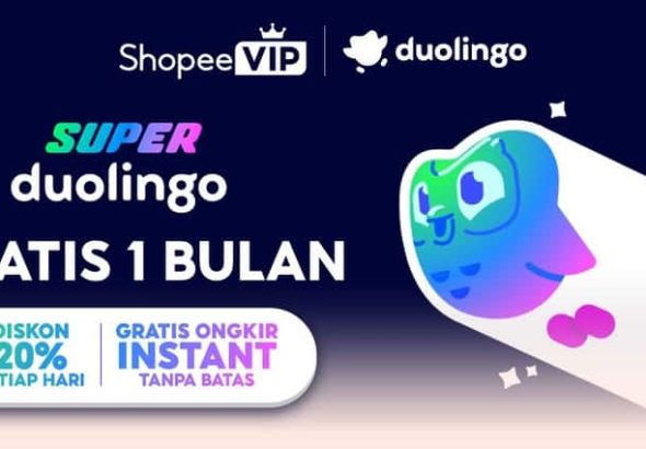 ShopeeVIP Gandeng Duolingo, Bikin Belanja Lebih Hemat & Upgrade Diri Lebih Menyenangkan