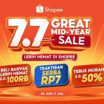 Sambut Momentum Tengah Tahun, Shopee 7.7 Great Mid Year Sale Siap Manjakan Kamu dengan Promo Menggoda!