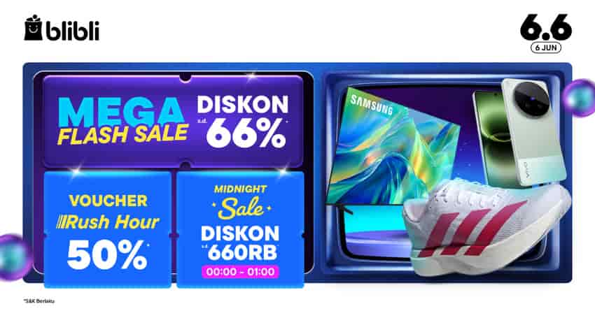 No Debat, Wajib Checkout! Blibli Hadirkan Promo 6.6: Dari vivo X300 Ultra hingga Jersey Italia World Cup