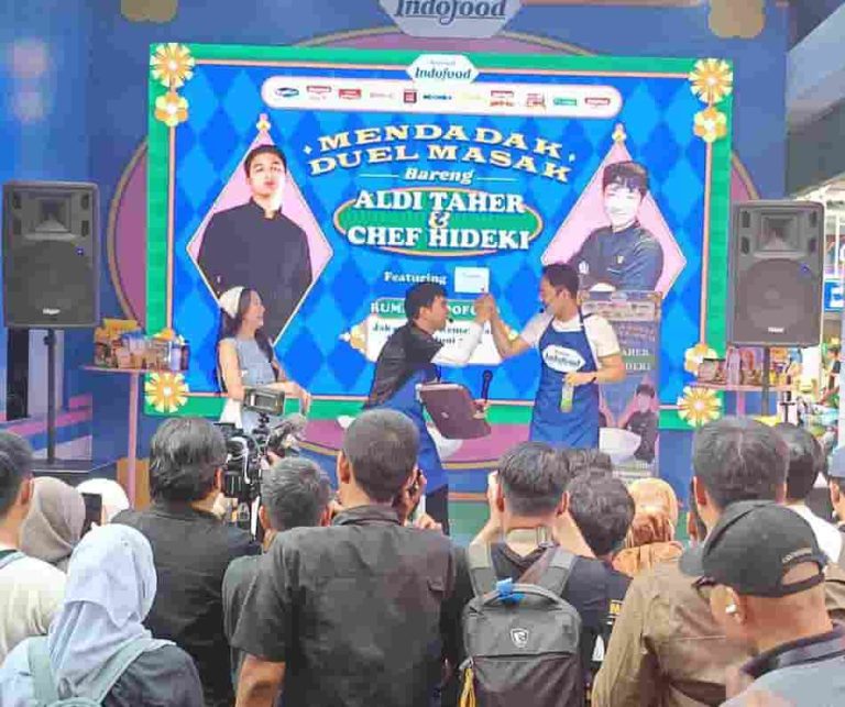 Seru & Pecah, Duel Masak Bareng Aldi Taher dan Chef Hideki di Rumah Indofood Jakarta Fair Kemayoran 2026