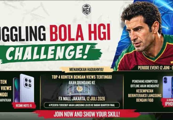 Higgs Games Island Buka Kesempatan Interaksi Langsung dengan Legenda Sepak Bola Luís Figo lewat Kompetisi Juggling