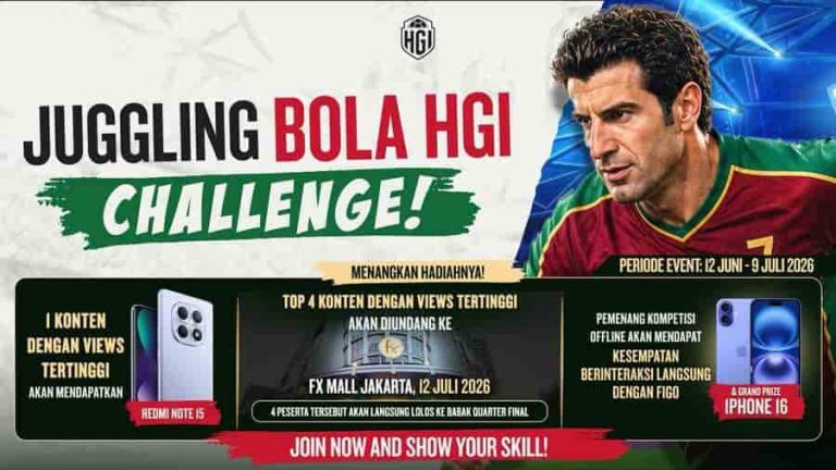 Higgs Games Island Buka Kesempatan Interaksi Langsung dengan Legenda Sepak Bola Luís Figo lewat Kompetisi Juggling